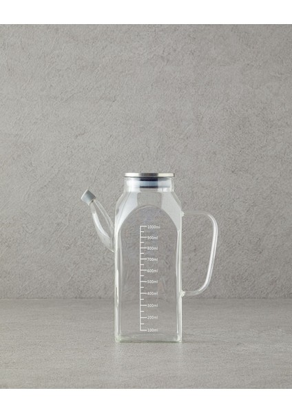 Şeffaf 1000 ml Yağdanlık, Modern Tasarım, Uzun Ömürlü, Kullanışlı, Şık ve Dayanıklı