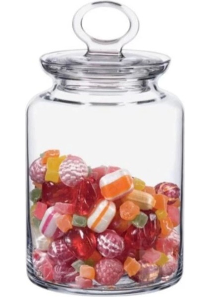 Beyaz 1515 cc Mutfak Kavanozu, Şık ve Kullanışlı Saklama Çözümü