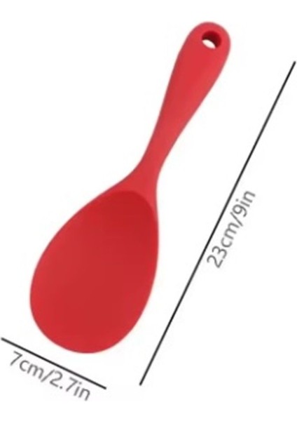 3'lü Renkli Ultra Sert Silikon Servis Kaşığı Seti, Asılabilir, Yanmaz, Yapışmaz modelleri