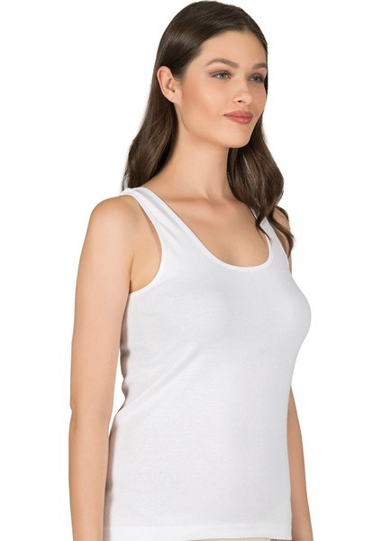 6'lı Paket Kadın Pamuklu Ribana Esnek Rahat Biyeli Kalın Askılı Örme Atlet indirimleri