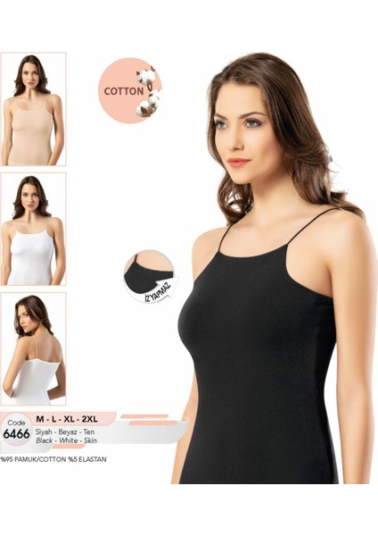 Iç Giyim Pamuk Kumaş Çok Ince Askılı Iz Yapmaz Atlet