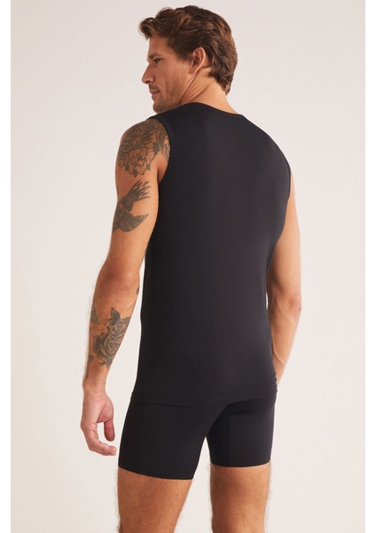 Iç Giyim 3 Adet K.o.m Fabio Bisiklet Yaka Mikro Modal Atlet modelleri