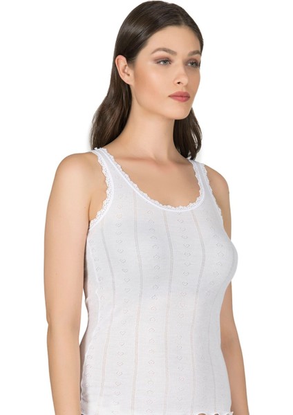 Kadın Transferli Ribana Esnek Yumuşak Kalın Askılı Atlet fırsatları