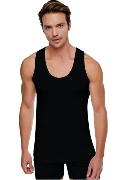 Iç Giyim 6 Adet Erkek Büyük Bedenli Pamuklu Atlet Ekonomik Paket