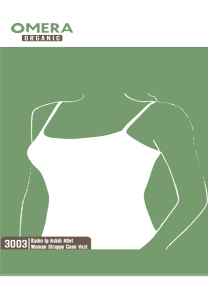 Omera Organik Ince Askı Atlet