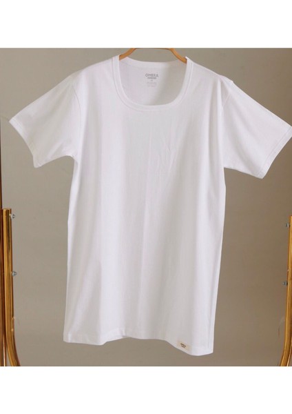 Omera Organik Ribana Geniş Yaka Erkek Atlet modelleri