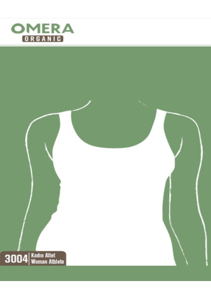 Omera Organik Ribana Kalın Askı Atlet