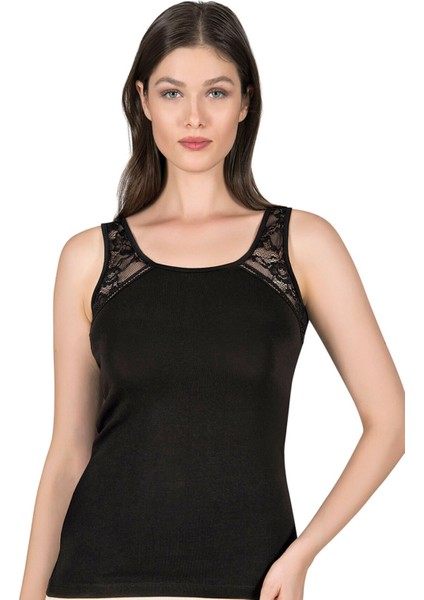 Kadın Kalın Askılı Pamuklu Atlet