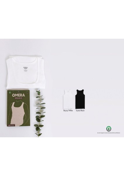 Omera Organik Ribana Kalın Askı Atlet fiyatları