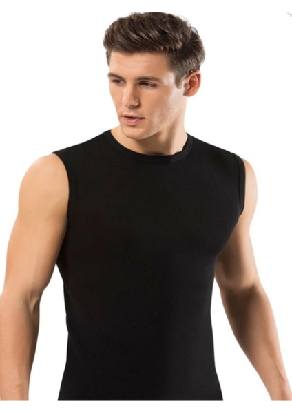 Iç Giyim Erdem %100 Pamuk Ribana Kolsuz Kapalı Yaka Atlet (3 Adet)