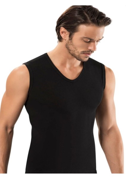 Iç Giyim Erdem Slim Fit Kolsuz Derin V Yaka Atlet (3 Adet)