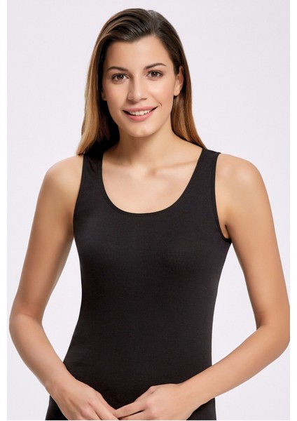 %100 Pamuk Ribana Kalın Askı Atlet 2002 (6 Adet)