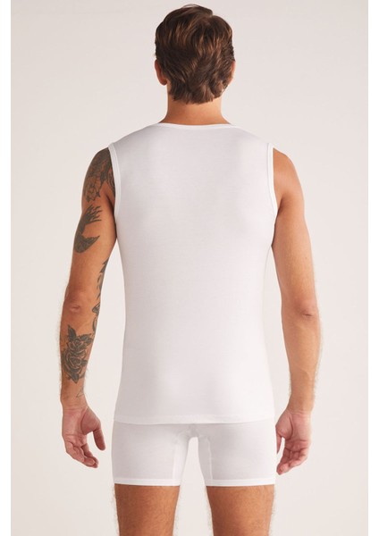 Iç Giyim 3 Adet K.o.m Fabio Bisiklet Yaka Mikro Modal Atlet modelleri