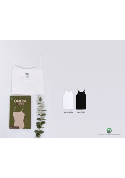 Omera Organik Kız Çocuk Ince Askı Ribana Atlet fiyatları