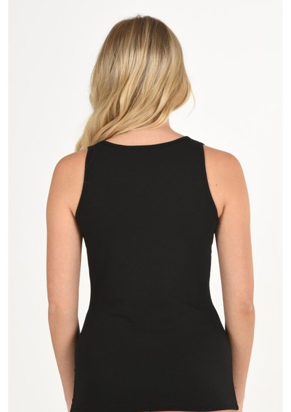 Kadın Pamuklu Modal V Yaka Tül Detaylı Kalın Askılı Atlet fiyatları