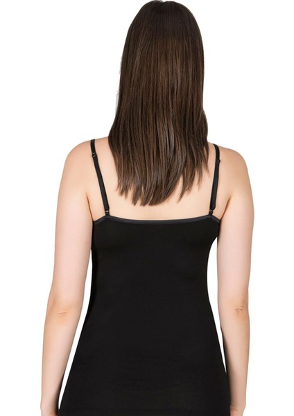 Kadın Ince Askılı Viskon Esnek Yumuşak Saten Yaka Atlet fiyatları