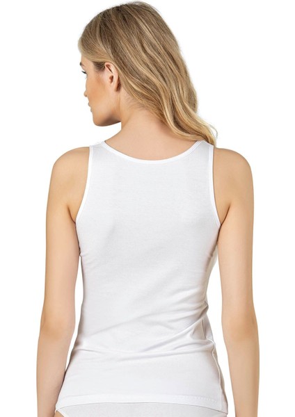 Kadın Pamuklu Modal Dantel Detaylı Kalın Askılı Atlet fiyatları