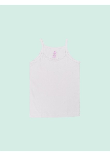 Ceylanoğlu %100 Pamuk Kız Çocuk Ip Askı Atlet 913 (6 Adet)