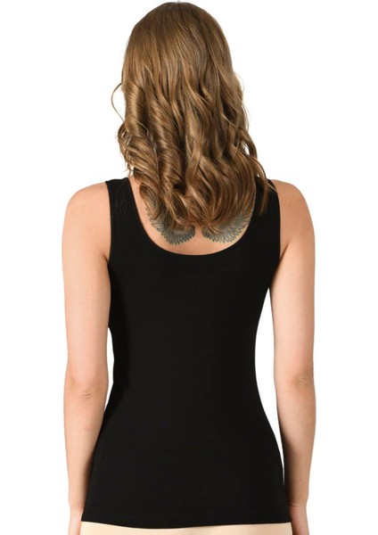 Kadın Pamuklu Likralı Dantelli Kalın Askılı Süprem Atlet fiyatları