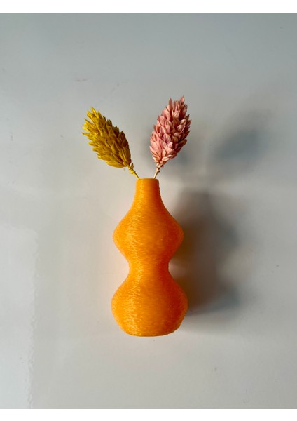 Miniflora - 5'li Magnetli Mini Vazo - Turuncu fırsatları