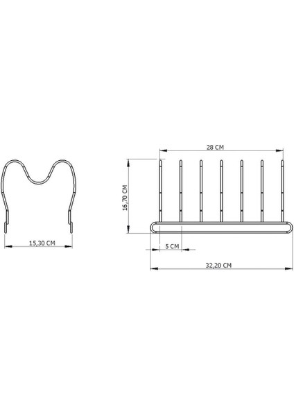 6 Bölmeli Paslanmaz Metal Tava ve Tabak Düzenleyici Raf indirimleri