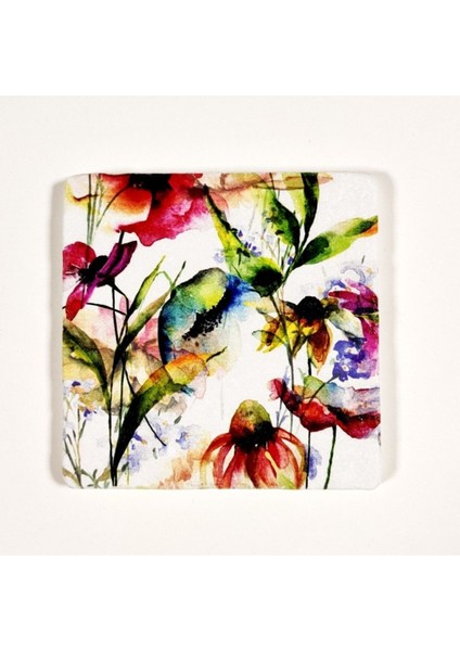 Doğal Taşlı Dekoratif Banyo Gider Kapağı 10X10 Cm, Şık ve Özgün Tasarım