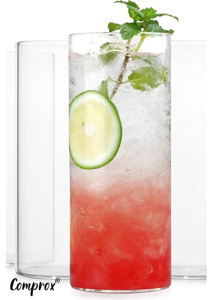 12'li 450 ml Kokteyl ve Meşrubat Bardağı Seti, Pipetli, Şık ve Kullanışlı fırsatları