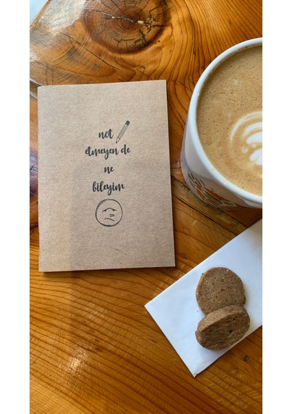 Kraft Not Defteri - 6 Eğlenceli Hediye 30 Sayfa Çizgisiz %100 Geri Dönüşümlü Kağıttan Üretim fiyatları