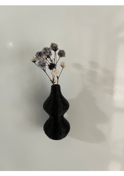 Miniflora - 5'li Magnetli Mini Vazo - Siyah