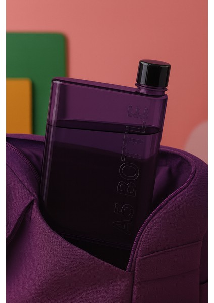 A5 Içecek Matarası Mor 430 ml