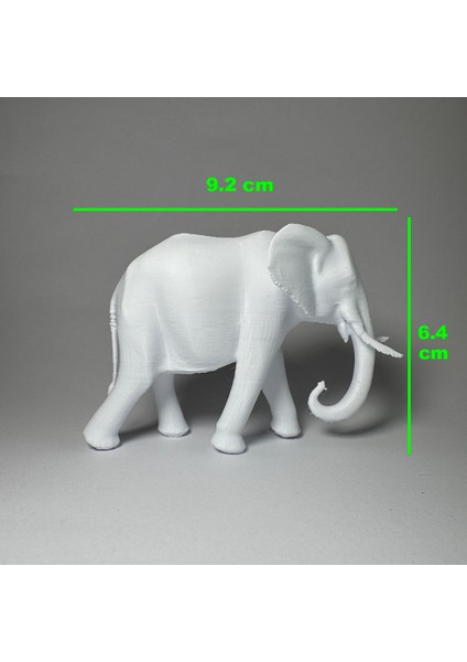 Yabani Hayvanlar Serisi 1 - Plastik Oyuncak Boyama Seti - Fil, Kaplan, Goril, Kurt modelleri