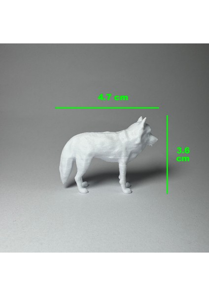 Yabani Hayvanlar Serisi 1 - Plastik Oyuncak Boyama Seti - Fil, Kaplan, Goril, Kurt