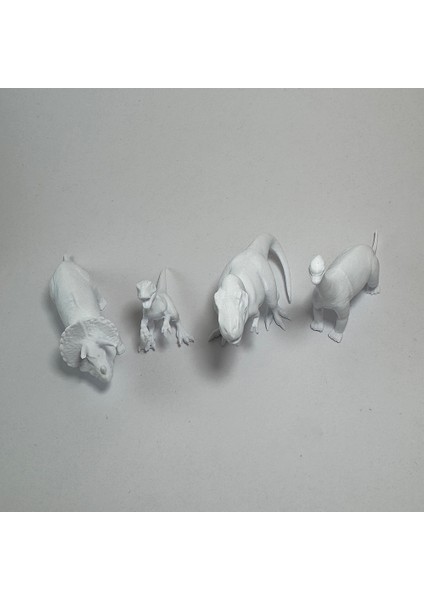 Dinozor Serisi 1 - Plastik Oyuncak Boyama Seti - T-Rex, Triceratops, Velociraptor, Brachiosaurus fiyatları