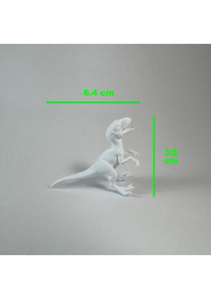 Dinozor Serisi 1 - Plastik Oyuncak Boyama Seti - T-Rex, Triceratops, Velociraptor, Brachiosaurus