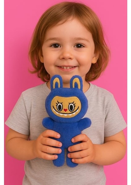 Labubu Peluş Bebek Dekoratif Oyuncak, Uyku Arkadaşı Labubu Oyuncak