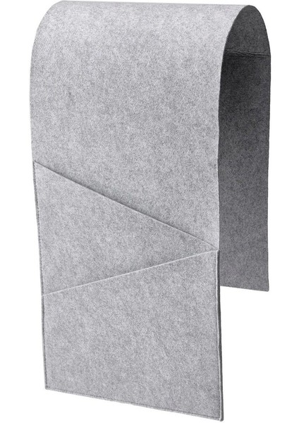 Gri Renk Koltuk Kenarı Saklama Cebi 95X25 Cm, Polyester, Kolçak Kılıfı fiyatları