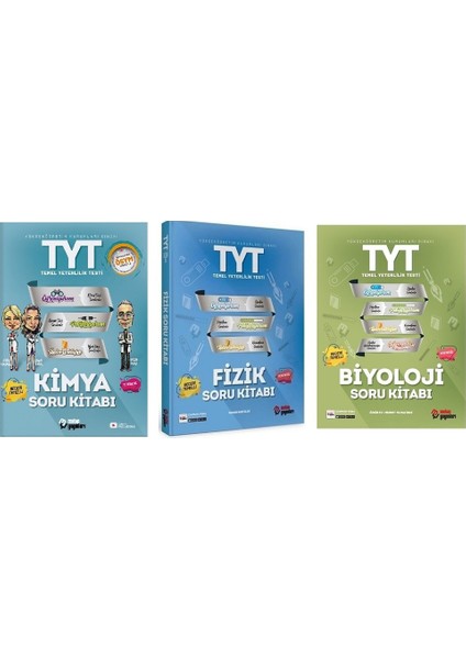 Metin Tyt Fizik, Kimya, Biyoloji Soru Bankası Seti