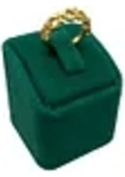 Yeşil Süet Kumaş Tek Yüzük Sergileme Aksesuar, Şık ve Zarif Tasarım fiyatları