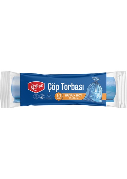 Çöp Torbası Büyük Boy 10'lu