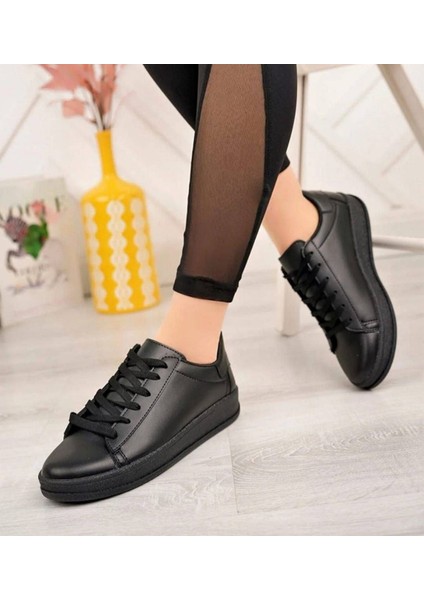 Kadın Spor Ayakkabı Günlük Kalin Tabansneaker