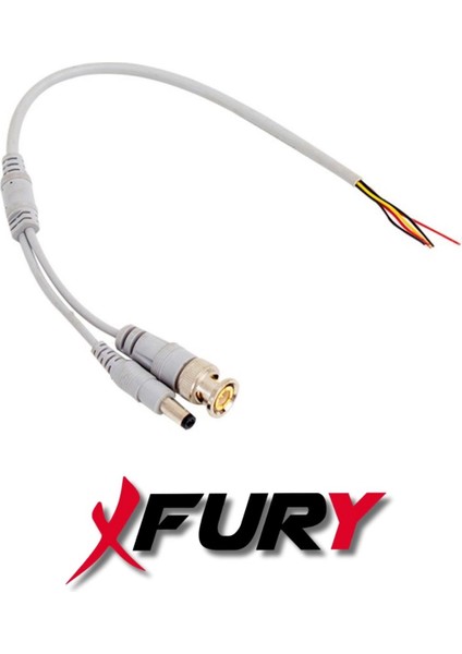 50 Adet Kablolu Hazır Bnc + Dc Power Jack Kablolu Y Tipi Konnektör modelleri