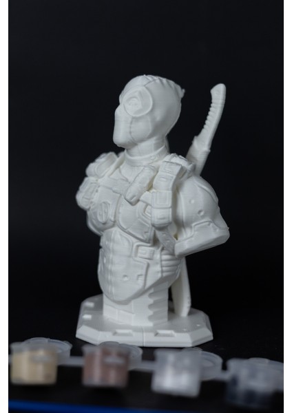 Kendin Boya Set - Deadpool - Figür / Büst modelleri