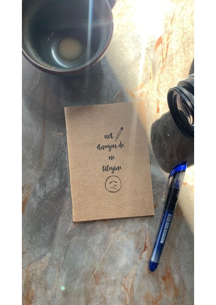 Kraft Not Defteri - 6 Eğlenceli Hediye 30 Sayfa Çizgisiz %100 Geri Dönüşümlü Kağıttan Üretim indirimleri