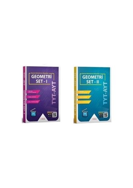 Sonuç Drc Yayınları Tyt Ayt Geometri Modüler Set 1 - 2 Seti