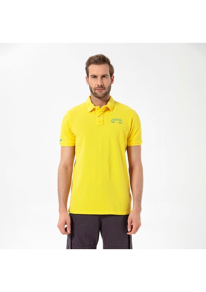 Post Erkek Sarı Polo Tişört modelleri