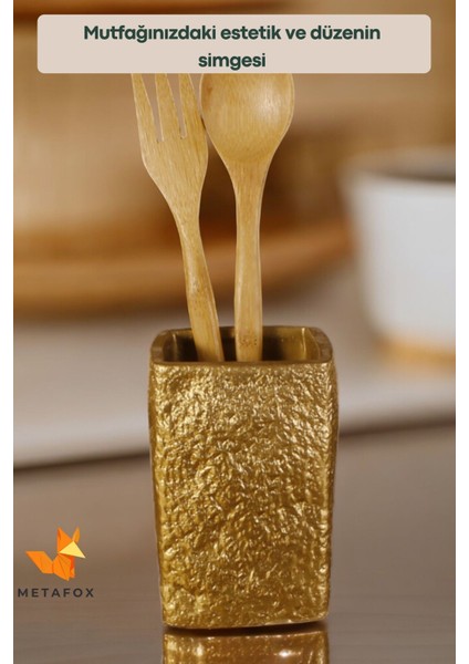 Tezgah Kaşıklık Modern Tezgah Üstü Kaşıklık Dekoratif Dik Kaşıklık Siyah Renk Model 7