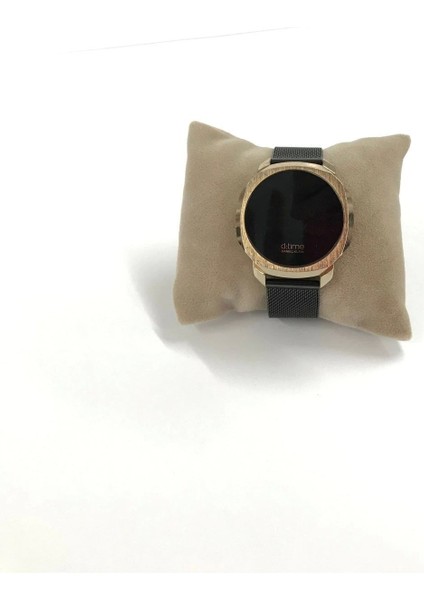 Yerli Süet Kumaş Takı Yastığı 5'li Açık Kahve 8/8cm Set