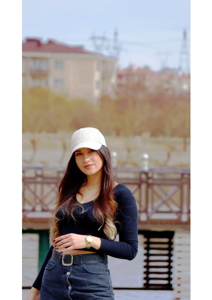 Kuzu Derisi Krem Renk Şapka modelleri