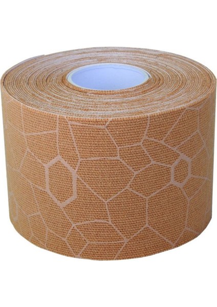 Yumuşak ve Esnek Sporcu Bandı, 5cm x 5mt, Bej Renk, Rahat Hareket Sağlar