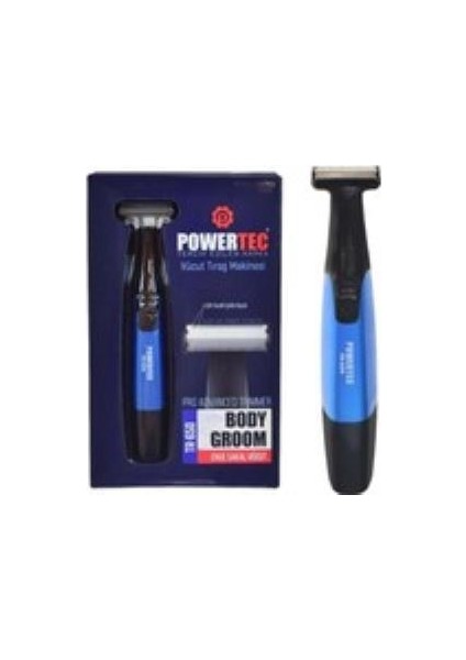Çift Bıçak Pilli Vücut Traş Makinası